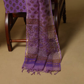 3pc kota doria cotton sanganeri unstitched dress material