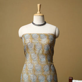 3pc kota doria cotton sanganeri unstitched dress material