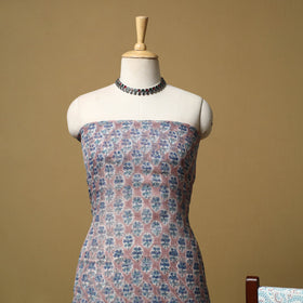 3pc kota doria cotton sanganeri unstitched dress material