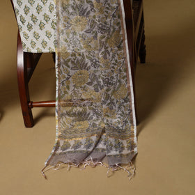 3pc kota doria cotton sanganeri unstitched dress material