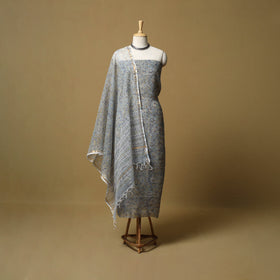 3pc kota doria cotton sanganeri unstitched dress material