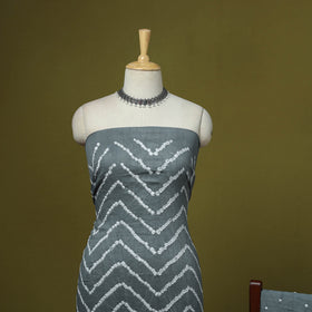 3pc kutch tie-dye satin cotton unstitched bandhani dress