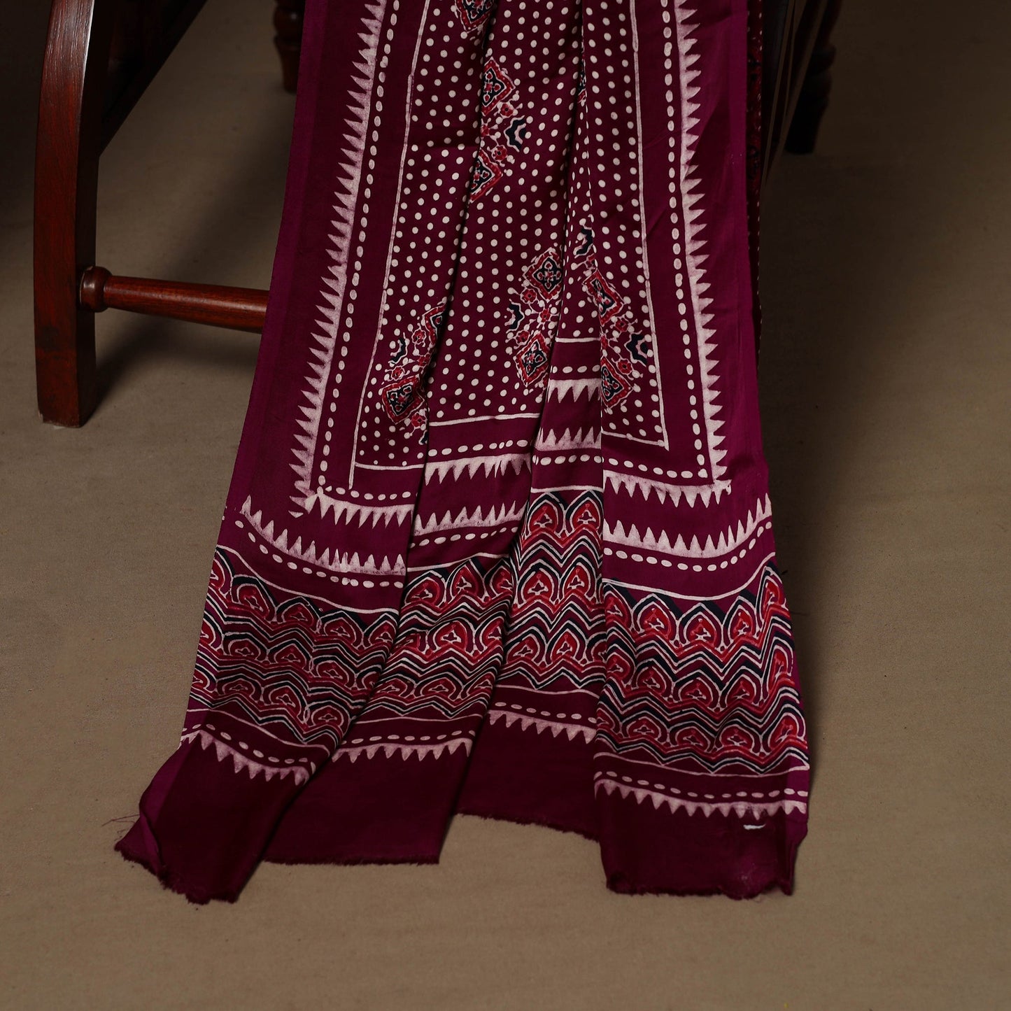 3pc natural dyed unstitched modal silk dress material 27