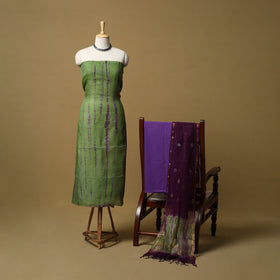 3pc tie-dye kota doria cotton shibori unstitched dress