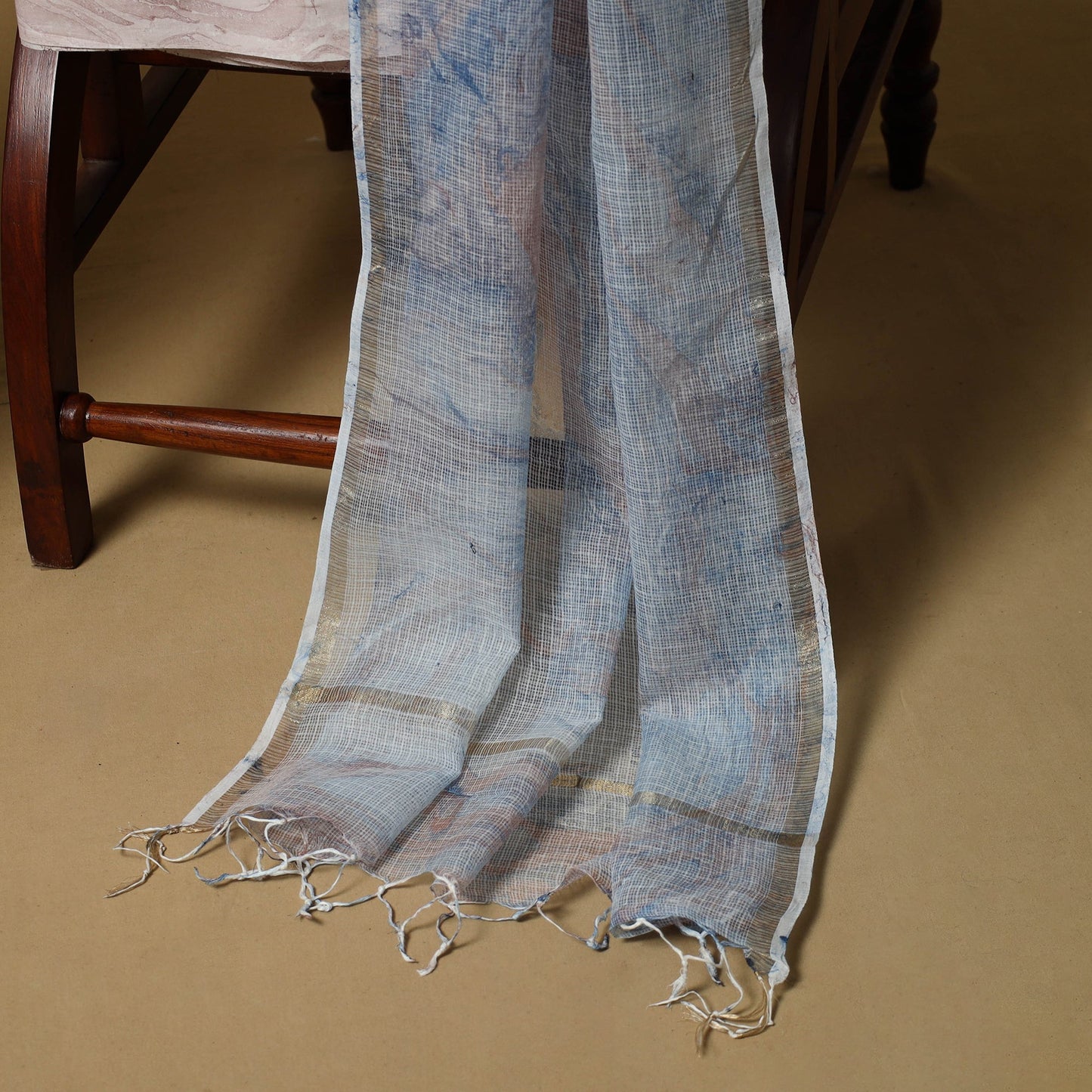 3pc tie-dye kota doria cotton shibori unstitched dress