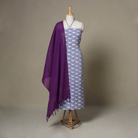 3pc unstitched maniabandha ikat dress material