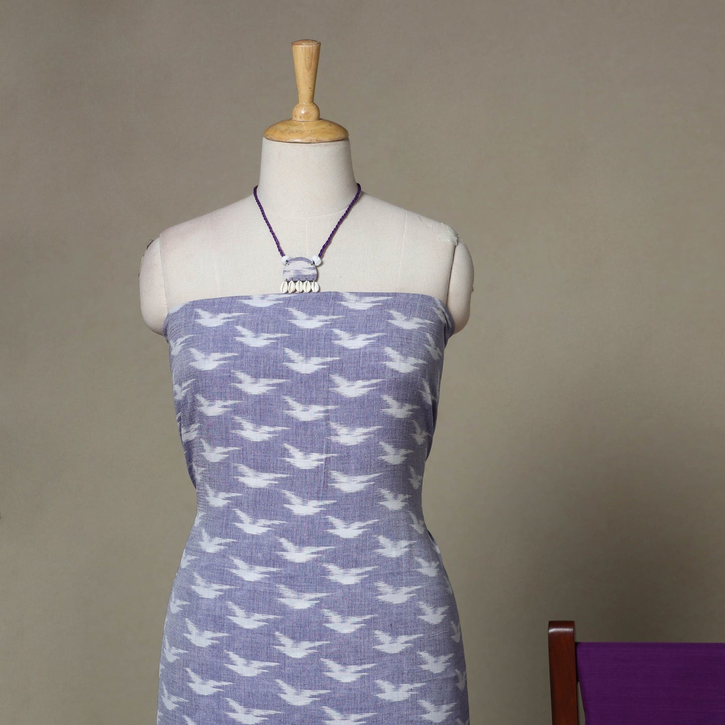 3pc unstitched maniabandha ikat dress material