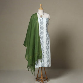 3pc unstitched maniabandha ikat dress material