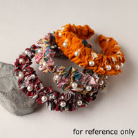 Handmade Fabart & Beadwork Hair Band 12