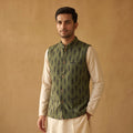 Pochampally Ikat Cotton Men Nehru Jacket 10