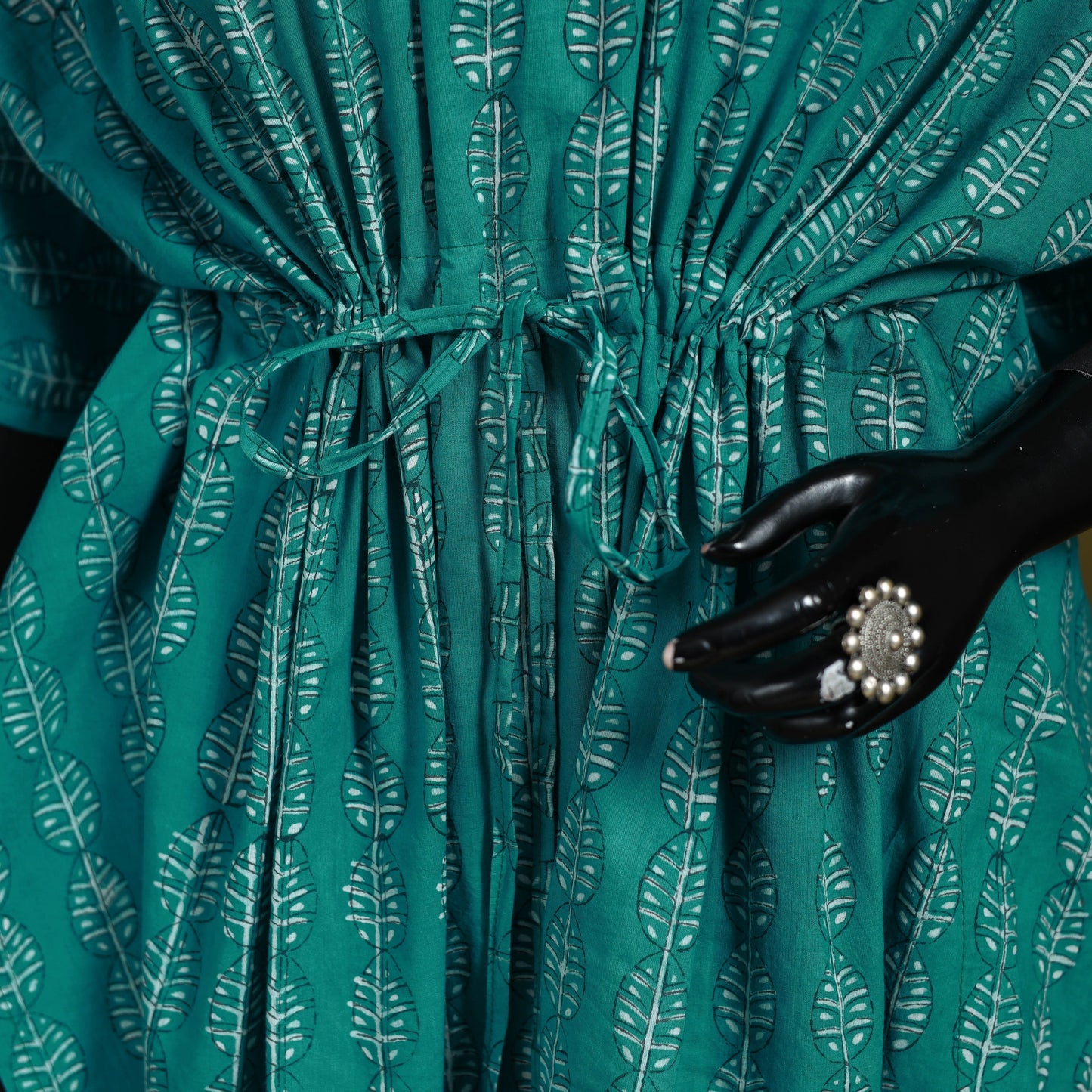 Natural dyed hand akola cotton medium kaftan 81