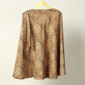  Kalamkari Block Printed Cotton Wrap Around Skirt 