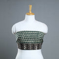 Green - cotton pipad blouse piece 127 - handcrafted