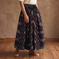 Pochampally Ikat 24 Kali Cotton Long Skirt 01
