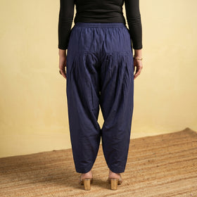Elastic Waist Cotton Plain Salwar for Women 22