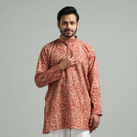 Kalamkari cotton men kurta