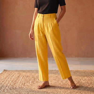 Flex Cotton Elasticated Plain Pant for Women 03