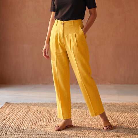Flex Cotton Elasticated Plain Pant for Women 03