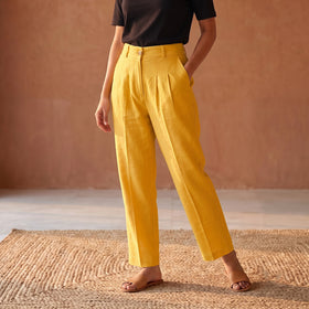 Flex Cotton Elasticated Plain Pant for Women 03