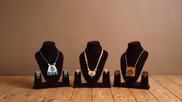 Handcrafted Fabart Necklace Sets by Jalpari