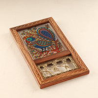 Mayuraka - The Madhubani Peacock Wall Art Frame