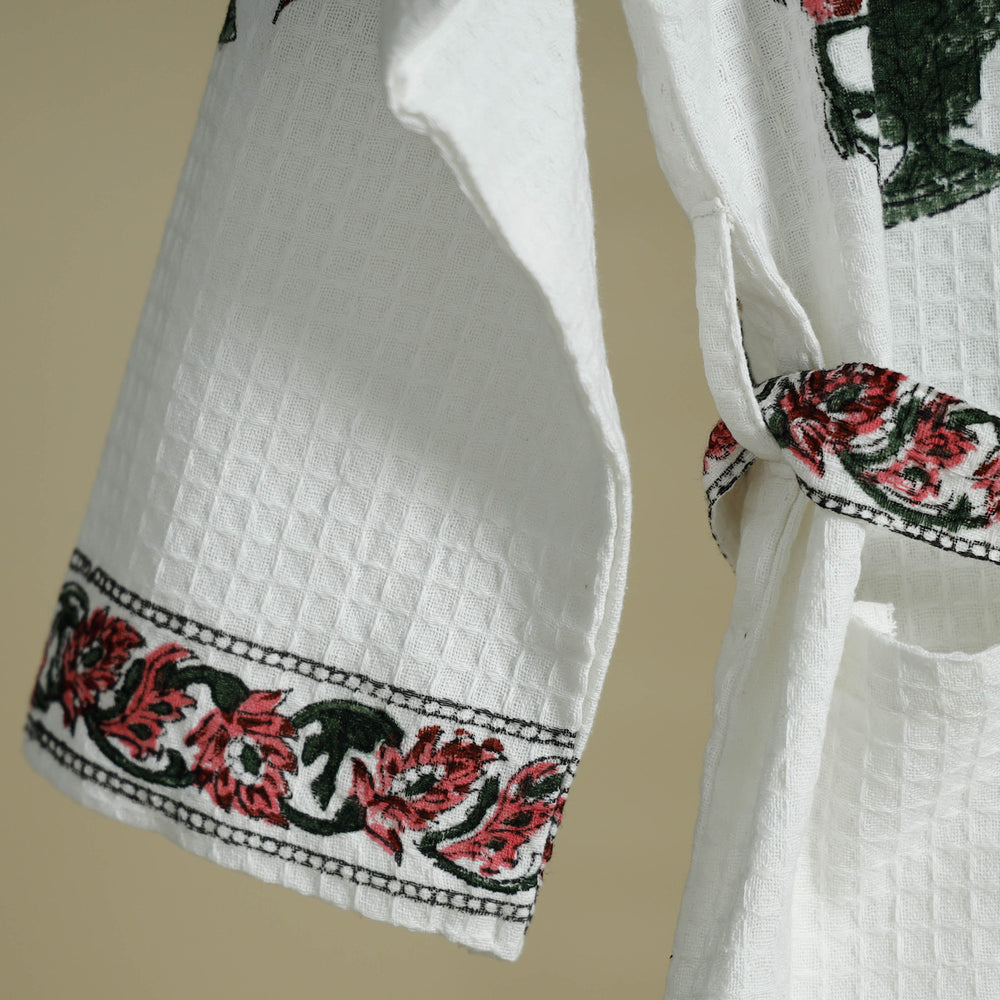 Block Printed Bath Robe