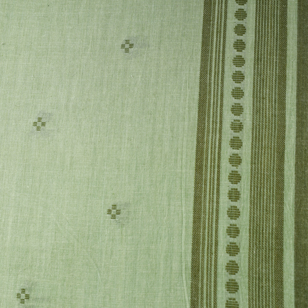 Green - Prewashed Cotton Jacquard Fabric 02