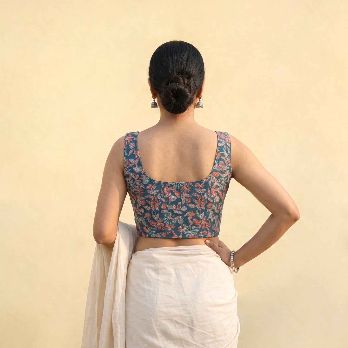 Sanganeri Hand Block Print Cotton Readymade Blouse 18