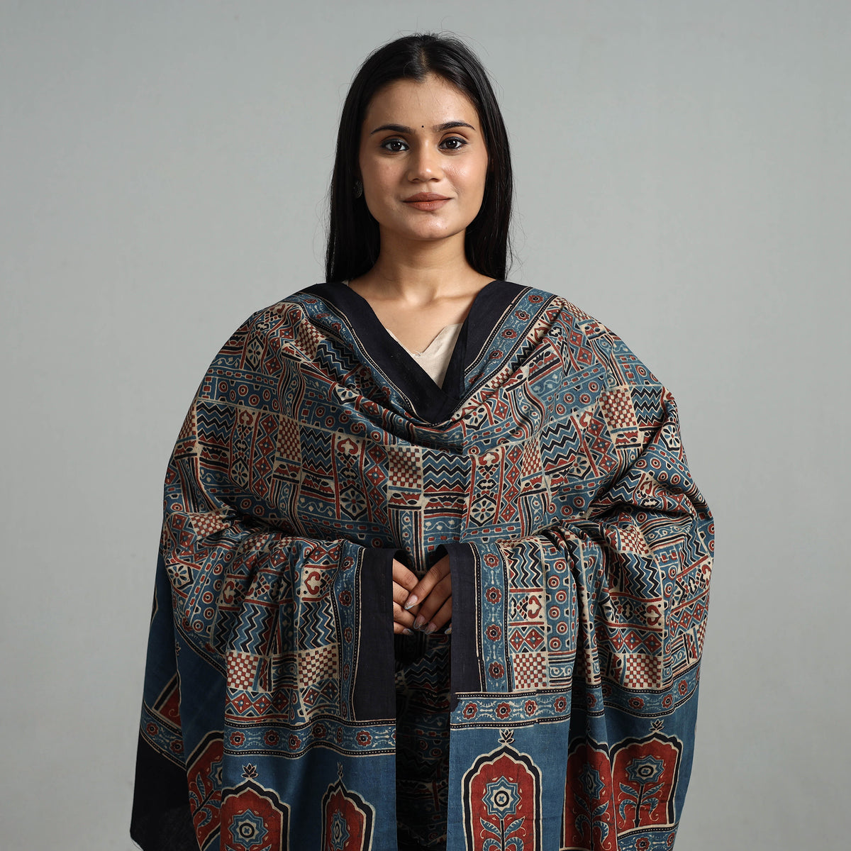 Ajrakh Dupatta