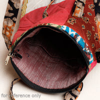 Multicolor - Handmade Block Printed Quilted Cotton Patchwork Sling Bag