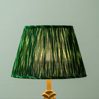 Green Pochampally Ikat Empire Lampshade