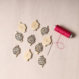 4cm Handmade Sambhal Clothing Button (Set of 10) 