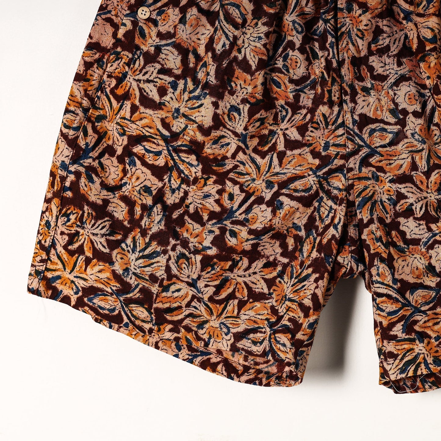 Buy Kalamkari Block Printed Cotton Unisex Boxer/Shorts Online at iTokri.com