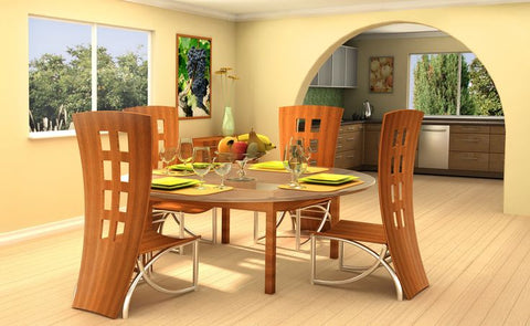 Dining Table Chairs In a Dining Hall