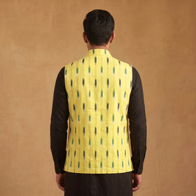 Pochampally Ikat Cotton Men Nehru Jacket 03