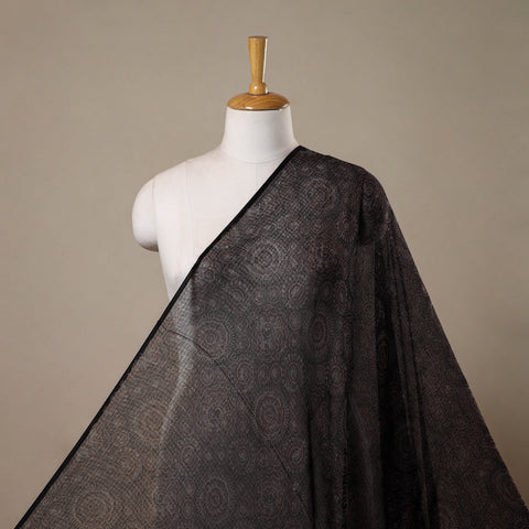 Natural dyed hand kota doria cotton fabric 04 - handcrafted