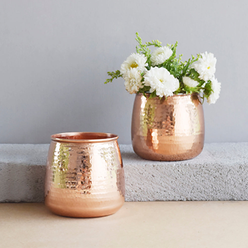 Viola Copper Vase