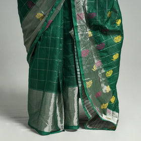 Buy Traditional Venkatagiri Pure Handloom Silk Cotton Zari Weave Saree 01 Online at iTokri.com