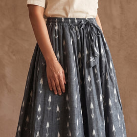 Pochampally Ikat 24 Kali Cotton Long Skirt 02