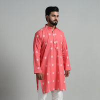 Cotton Long Jacquard Kurta for Men 09