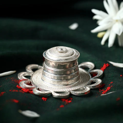 Silver Sindoor Box
