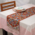 Original Kashmiri Chain Stitch Crewel Hand Embroidery Dining Table Runner (6 x 1 Feet) 34