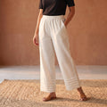 Flex Cotton Elasticated Plain Pant for Women 12