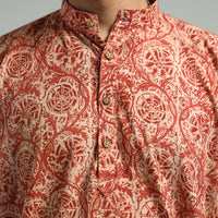 Kalamkari cotton men kurta