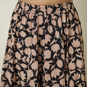 Multicolor - hand printed cotton long bagru skirt 11