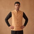 Pochampally Ikat Cotton Men Nehru Jacket 02