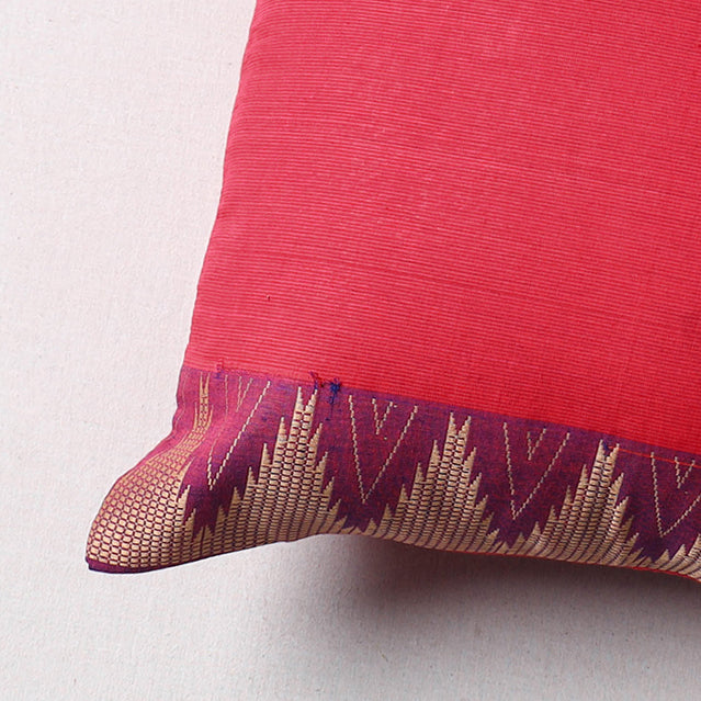 Kanchipuram Weave Cushion Cover (16 x 16 in) 45