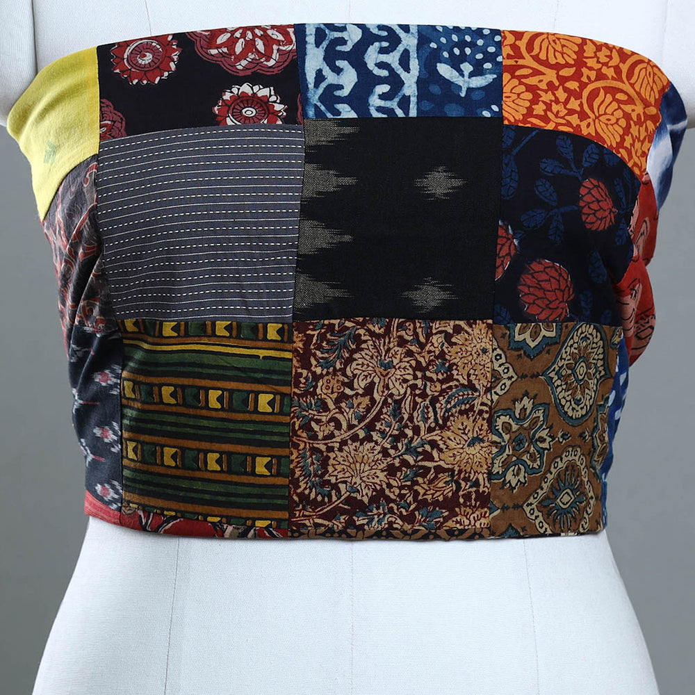 Handmade Cotton Patchwork Blouse Piece 10