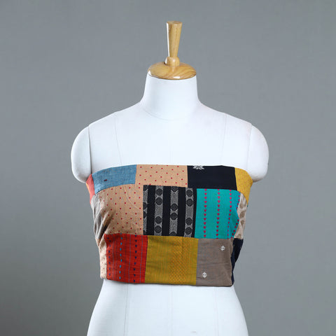 Handmade Cotton Patchwork Blouse Piece 11