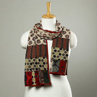 Multicolor - Patchwork Cotton Stole in Ajrakh Block Prints 35